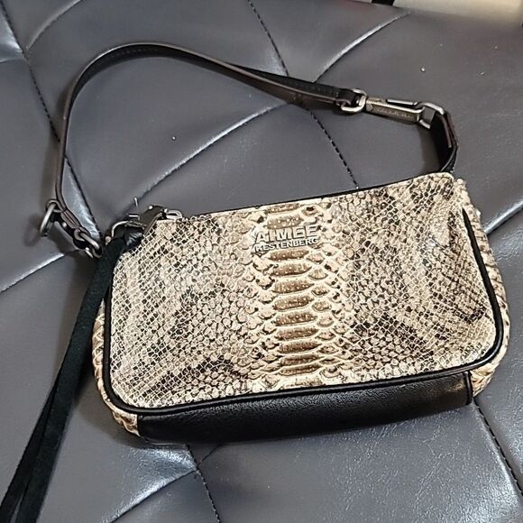 Aimee Kestenberg Glove Tanned Leather Pouchette-Fiery snake bag small - Picture 2 of 9